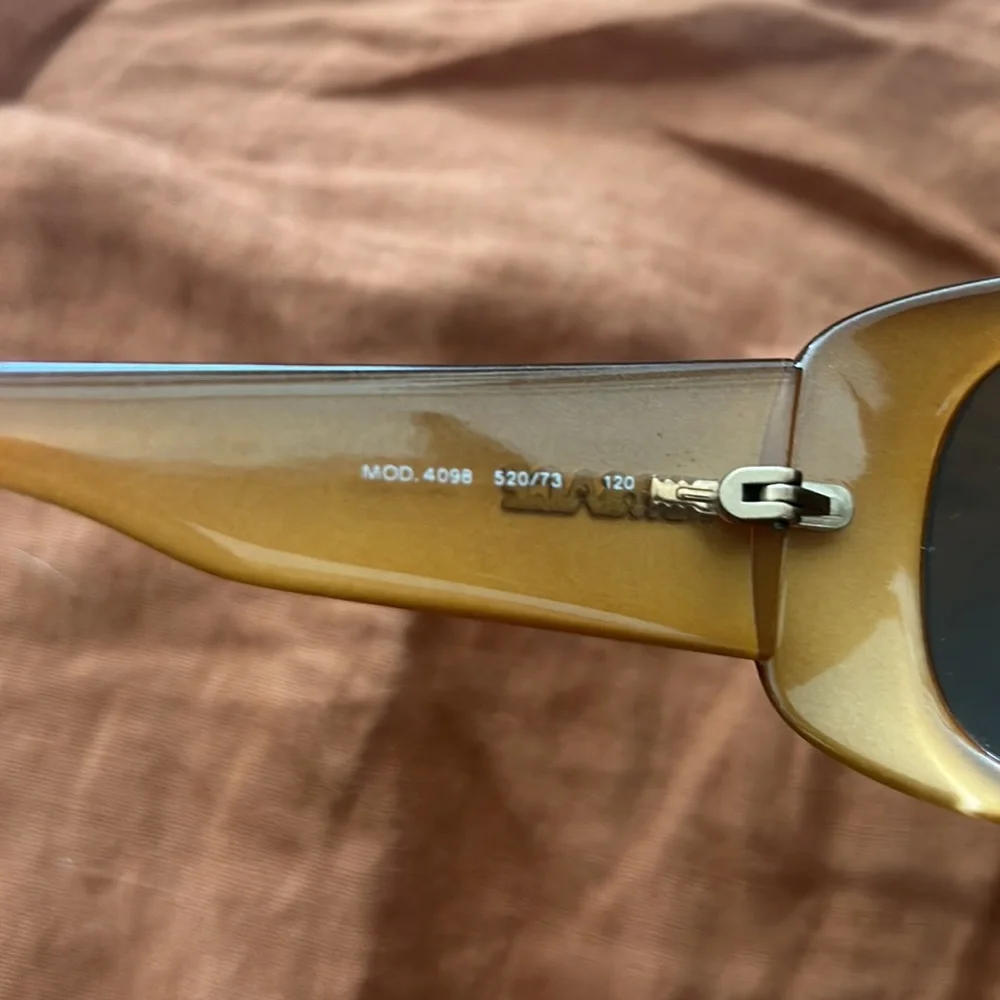 Versace Brown Gradient Shield Sunglasses
